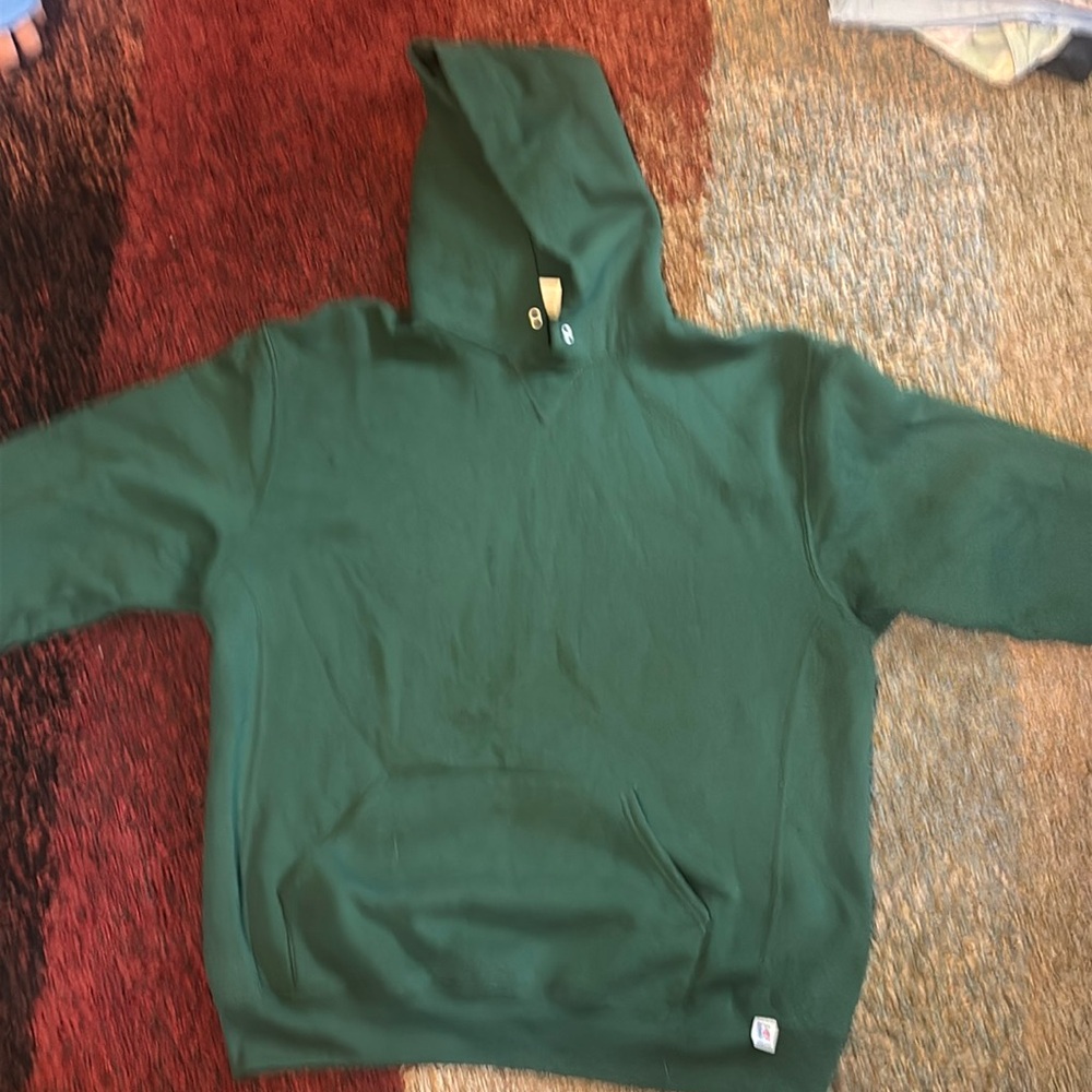 GREEN HOODIE SIZE EXTRA LARGR